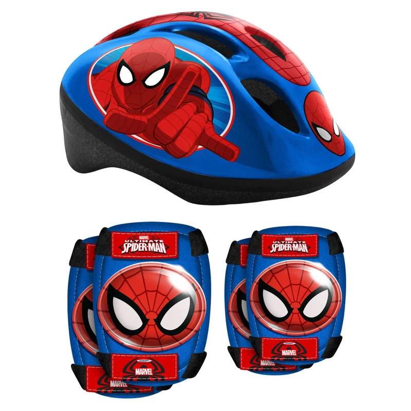 Spiderman sada helma + chrániče pro děti Spiderman sada helma + chrániče pro děti