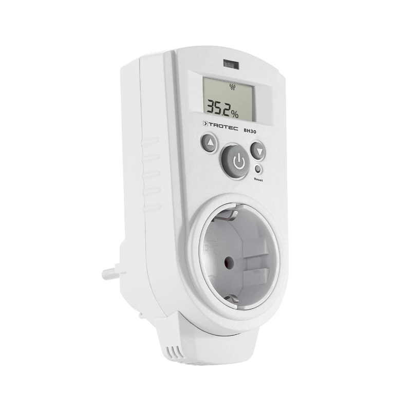 Hygrostat do zásuvky Trotec BH30 zánovní (doba použití 1 týden, záruka 2 roky) Hygrostat do zásuvky Trotec BH30 zánovní (doba použití 1 týden, záruka 2 roky)