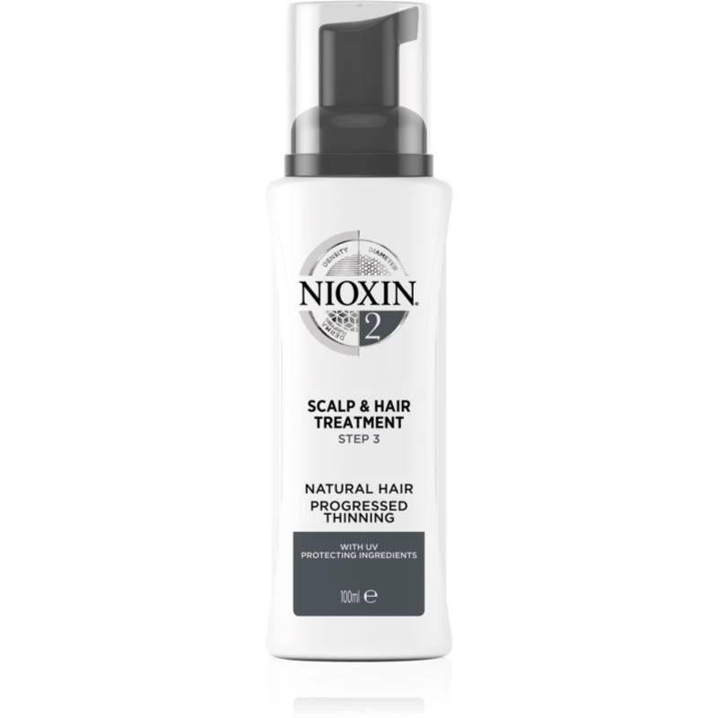 Nioxin System 2 Scalp & Hair Treatment bezoplachová péče pro jemné nebo řídnoucí vlasy 100 ml