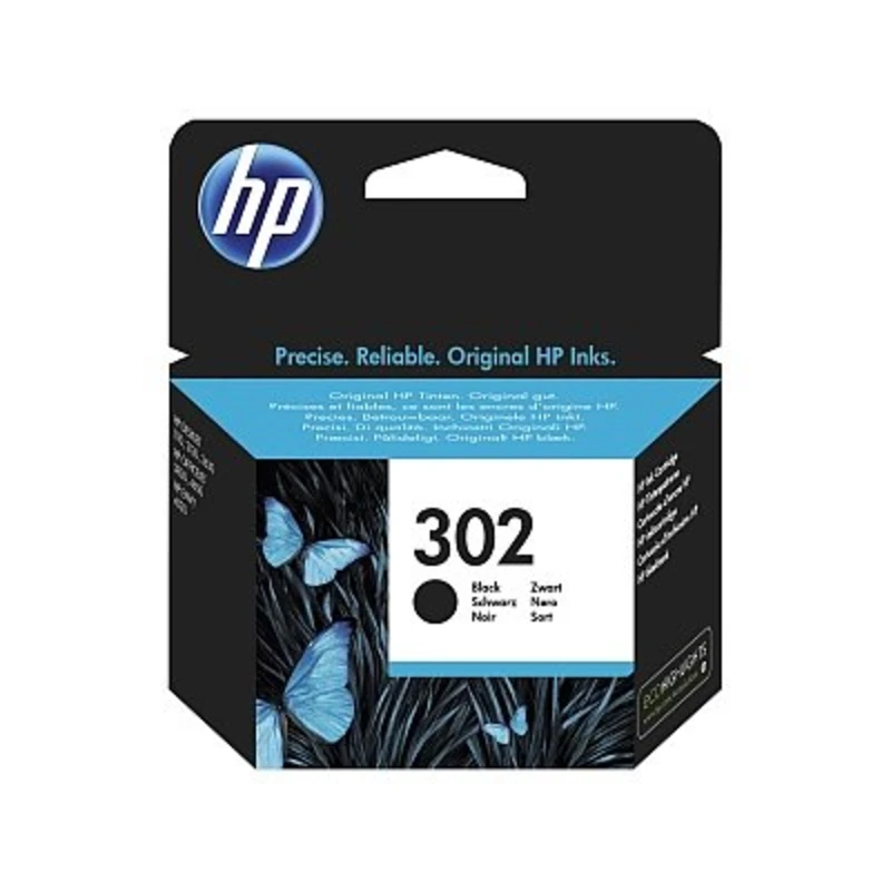 HP 302 originální inkoustová kazeta černá F6U66AE HP 302 originální inkoustová kazeta černá F6U66AE
