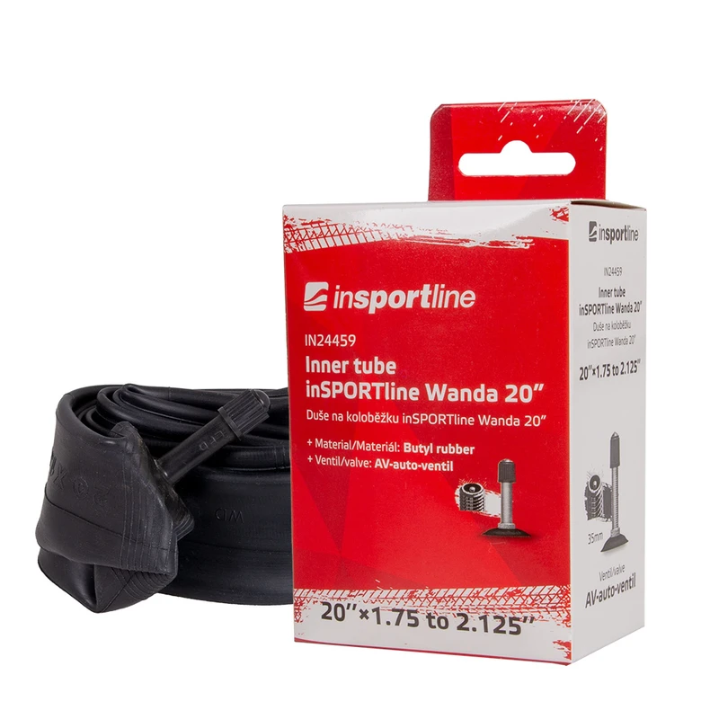 Duše inSPORTline Wanda 20" x 1.75-2.125" (47/57-406) AV Duše inSPORTline Wanda 20" x 1.75-2.125" (47/57-406) AV