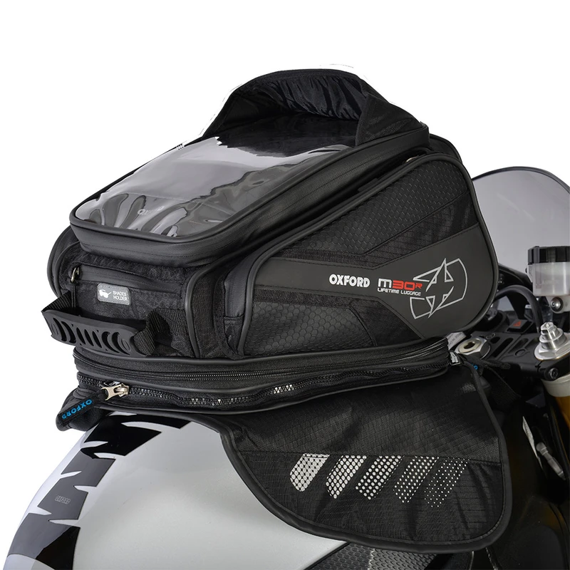 Tankbag na motocykl Oxford M30R 30 l černý s magnetickou základnou Tankbag na motocykl Oxford M30R 30 l černý s magnetickou základnou