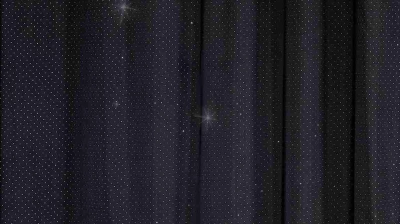 GRUND Sprchový závěs DIAMANTE černý 180x200 cm
