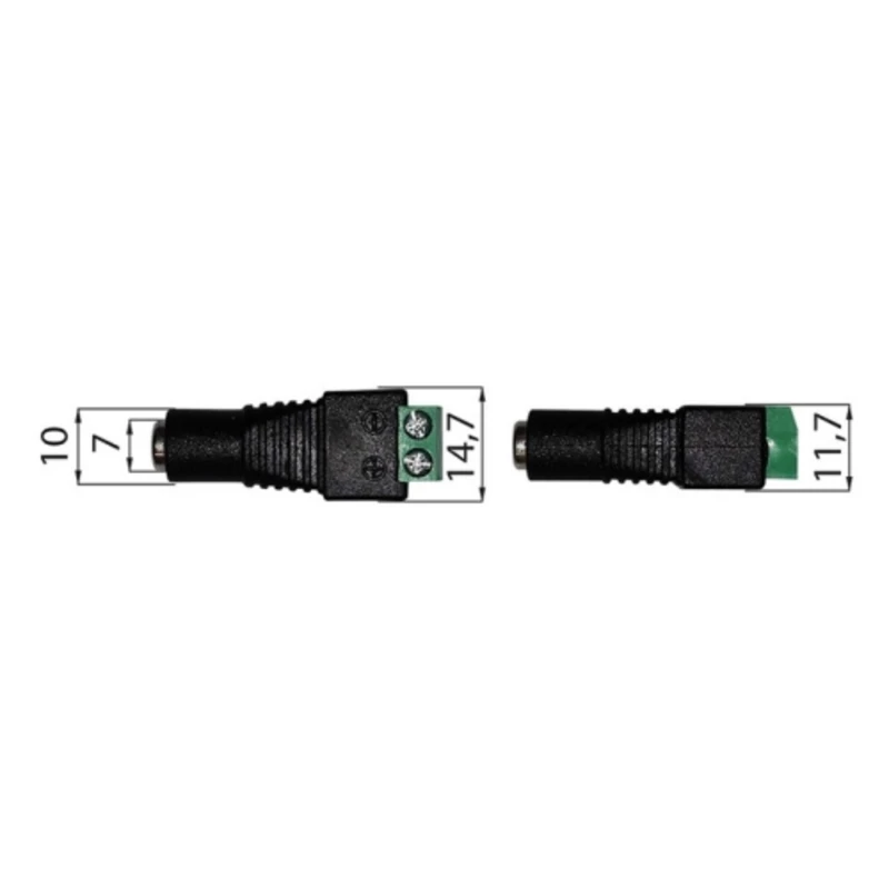 Napájecí konektor LED pásky McLED ML-112.015.21.0 zásuvka souosý konektor 5,5mm