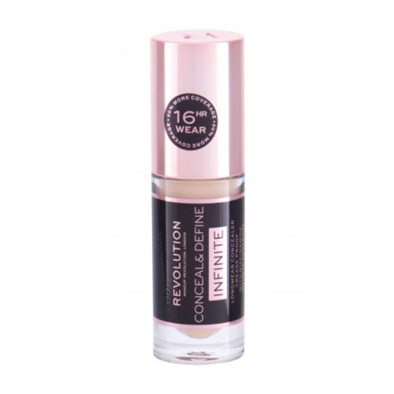 Makeup Revolution London Conceal & Define Infinite 5 ml korektor pro ženy C4.5 Makeup Revolution London Conceal & Define Infinite 5 ml korektor pro ženy C4.5
