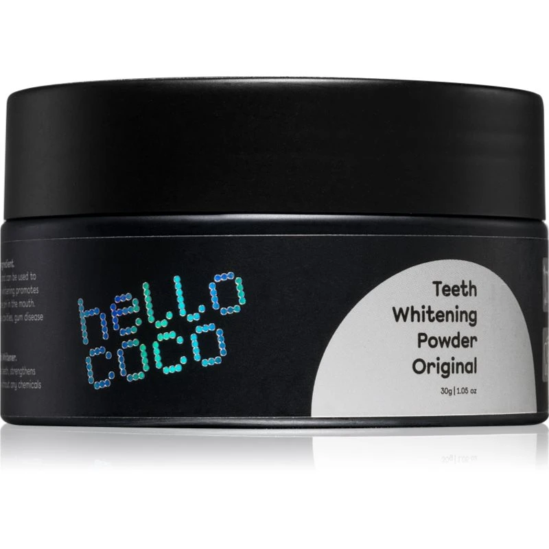 Hello Coco Original aktivní uhlí na bělení zubů 30 g Hello Coco Original aktivní uhlí na bělení zubů 30 g