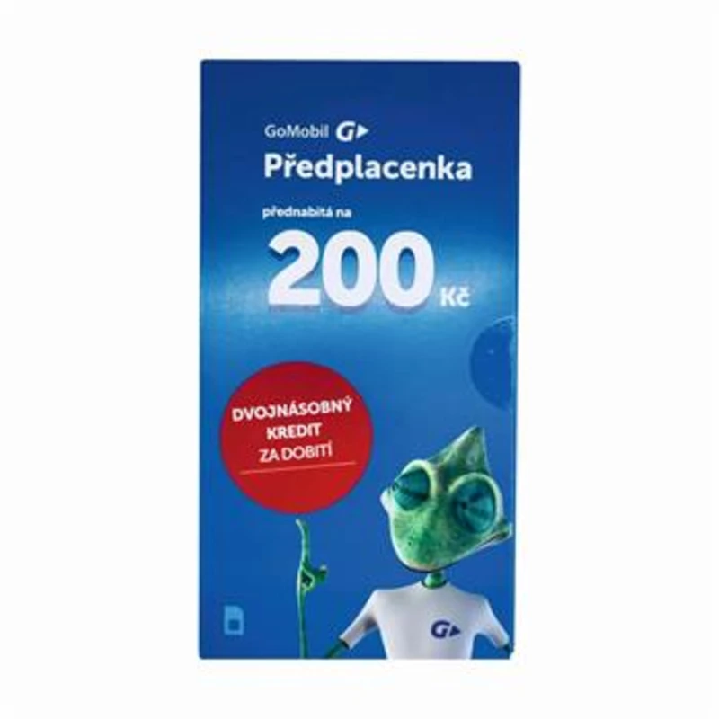 GOMOBIL PŘEDPLACENKA - kredit 200,- Kč GOMOBIL PŘEDPLACENKA - kredit 200,- Kč