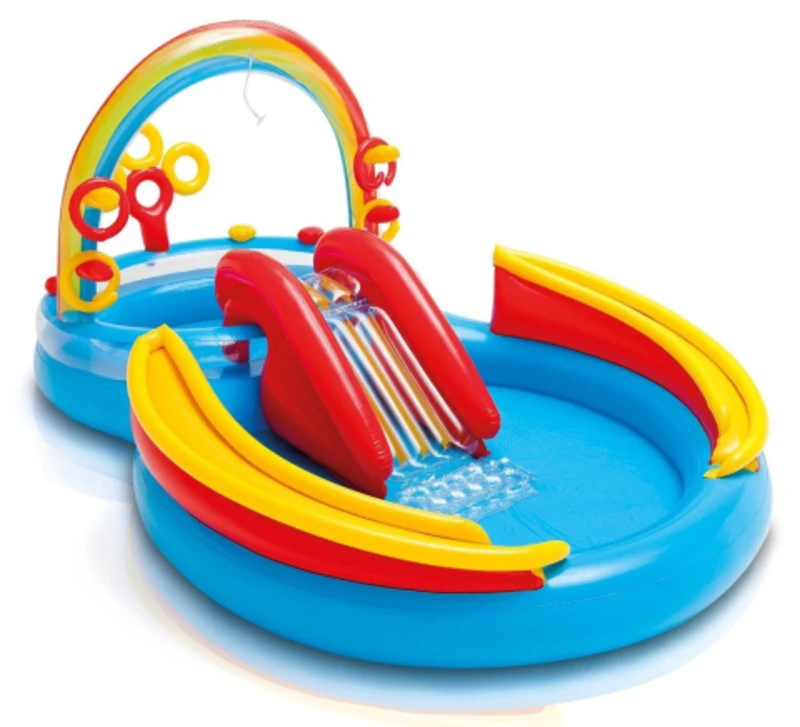 Intex 57453 Hrací centrum Rainbow Ring 297 x 193 x 135 cm Intex 57453 Hrací centrum Rainbow Ring 297 x 193 x 135 cm