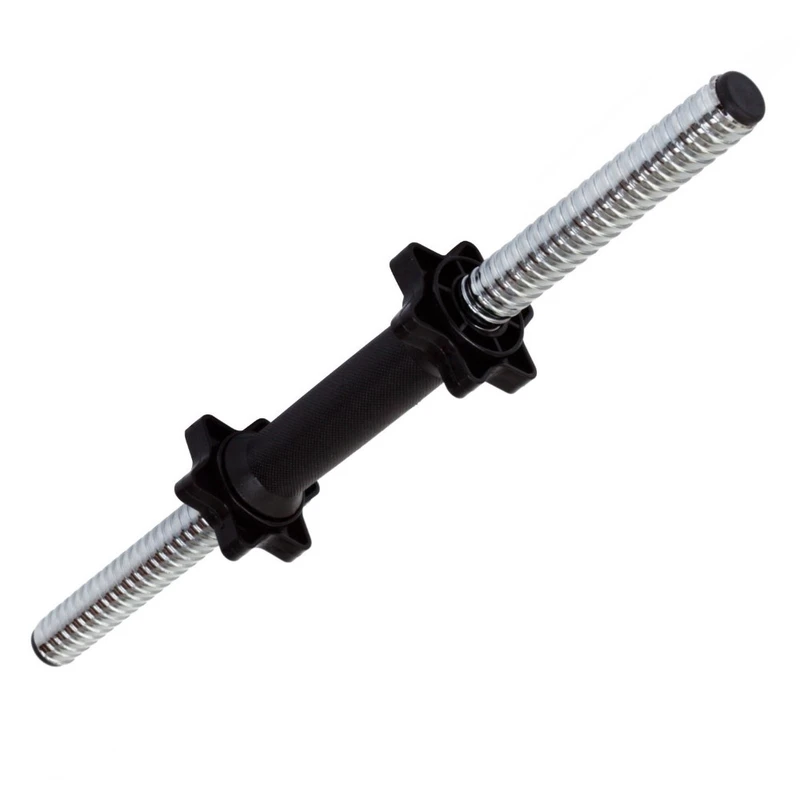 Hřídel na jednoruční činku Hop-Sport Thread 52cm/30mm se závitem a objímkami Hřídel na jednoruční činku Hop-Sport Thread 52cm/30mm se závitem a objímkami