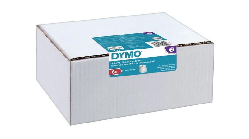 Dymo 99014, 2093092, 54mm x 101mm, originální papírové štíky, 6ks Dymo 99014, 2093092, 54mm x 101mm, originální papírové štíky, 6ks