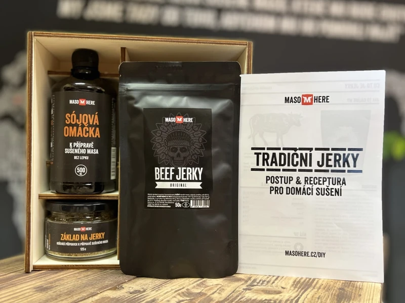 Maso Here Dárková krabička - Jerky Maso Here Dárková krabička - Jerky