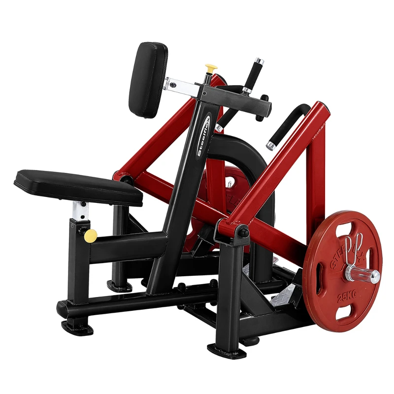 Přítahy v sedě/veslo Steelflex PlateLoad Line PLSR černo-červená Přítahy v sedě/veslo Steelflex PlateLoad Line PLSR černo-červená