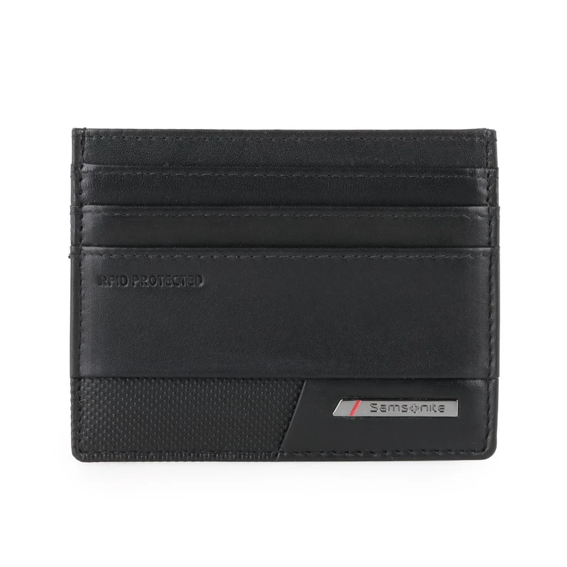 Samsonite Kožené pouzdro na karty PRO-DLX 6 SLG 732 - černá Samsonite Kožené pouzdro na karty PRO-DLX 6 SLG 732 - černá