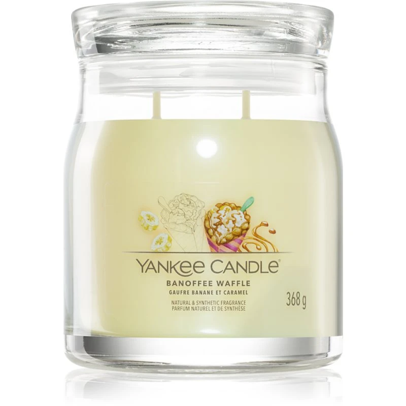 Yankee Candle Banoffee Waffle vonná svíčka Signature 368 g Yankee Candle Banoffee Waffle vonná svíčka Signature 368 g