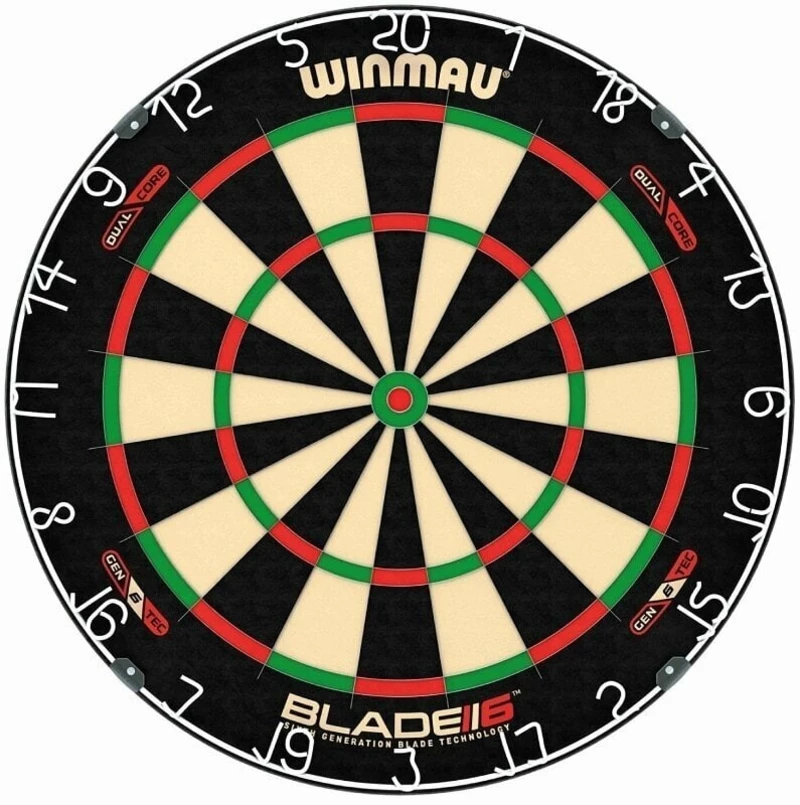 Winmau Blade 6 Dual Core Černá Terč