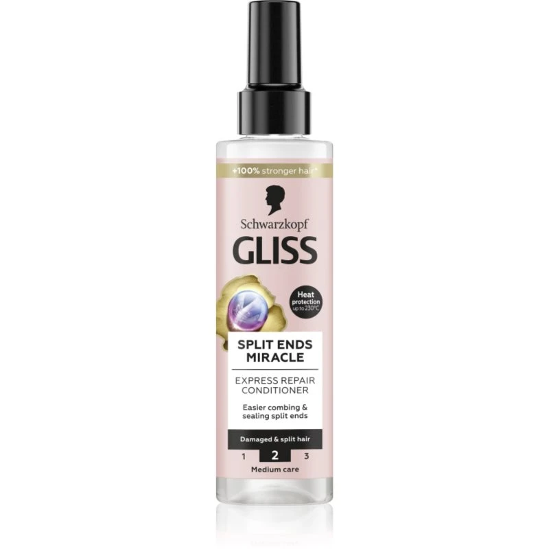 Schwarzkopf Gliss Split Ends Miracle bezoplachový kondicionér na roztřepené konečky vlasů 200 ml Schwarzkopf Gliss Split Ends Miracle bezoplachový kondicionér na roztřepené konečky vlasů 200 ml