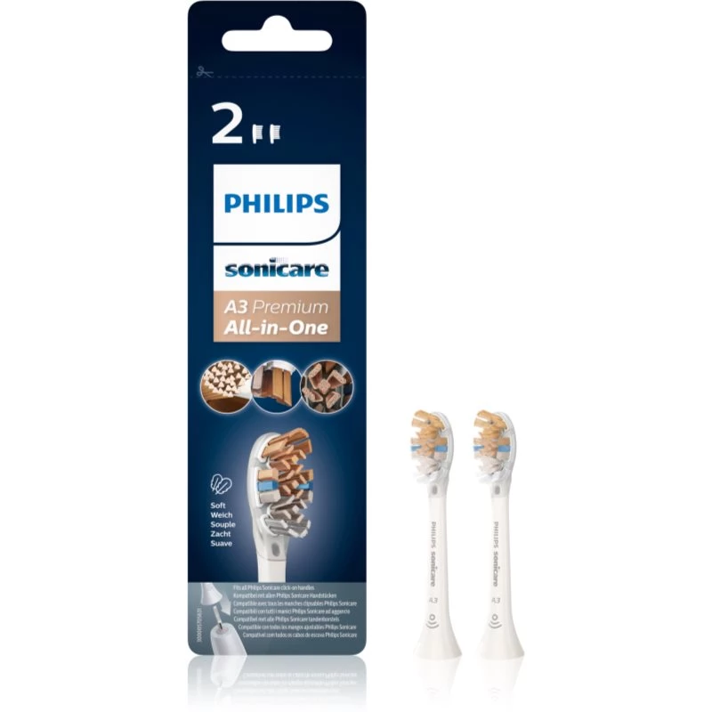 Philips Sonicare Premium All-in-One HX9092/10 náhradní hlavice pro zubní kartáček 2 ks