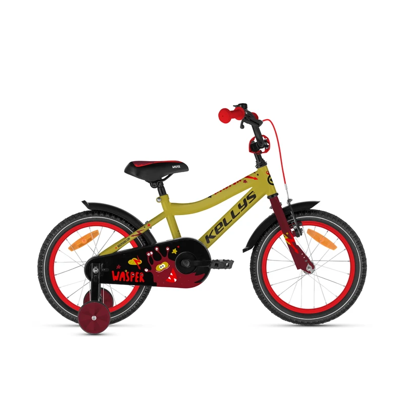 Dětské kolo KELLYS WASPER 16" Yellow 10" (100-110 cm) Dětské kolo KELLYS WASPER 16" Yellow 10" (100-110 cm)
