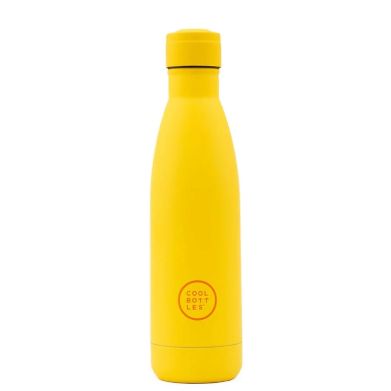 Cool Bottles Nerezová termolahev Vivid třívrstvá 500 ml - žlutá Cool Bottles Nerezová termolahev Vivid třívrstvá 500 ml - žlutá