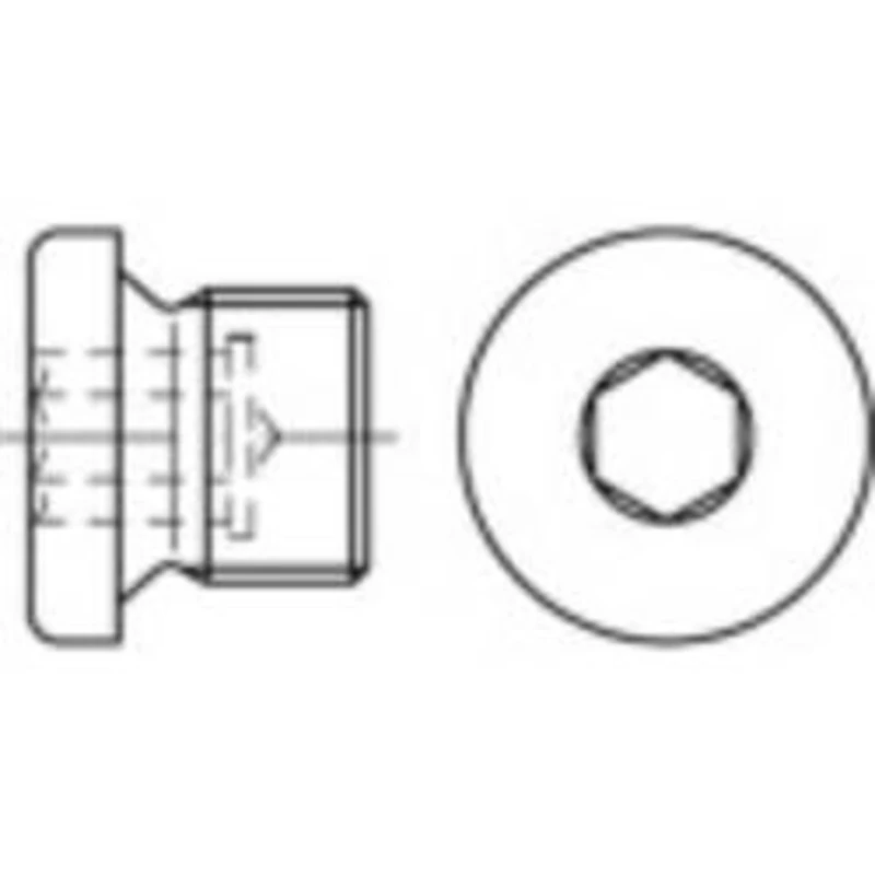 Závěrné šrouby TOOLCRAFT 1061750, N/A, M14, nerezová ocel, 100 ks Závěrné šrouby TOOLCRAFT 1061750, N/A, M14, nerezová ocel, 100 ks