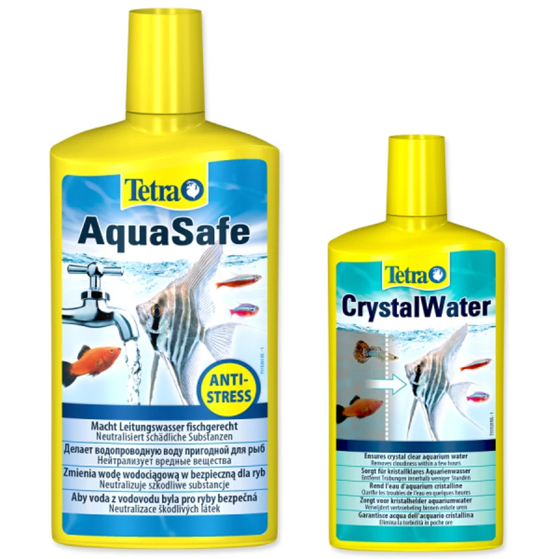 Tetra Aqua Safe 500ml + Tetra Crystal Water 250ml zdarma