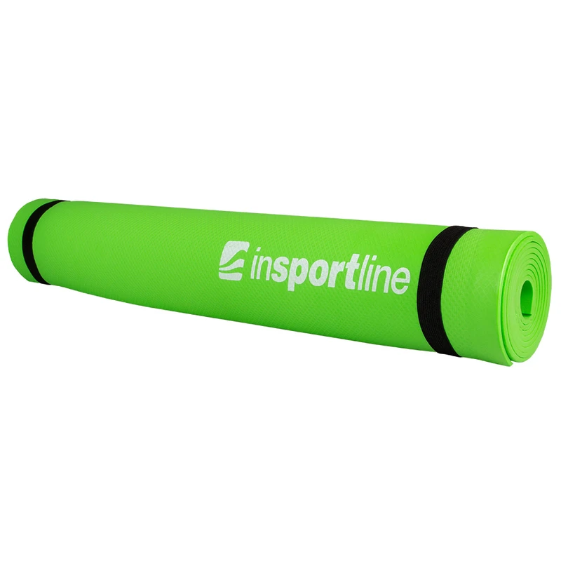 Gymnastická podložka inSPORTline EVA 173x60x0,4 cm  reflexní zelená