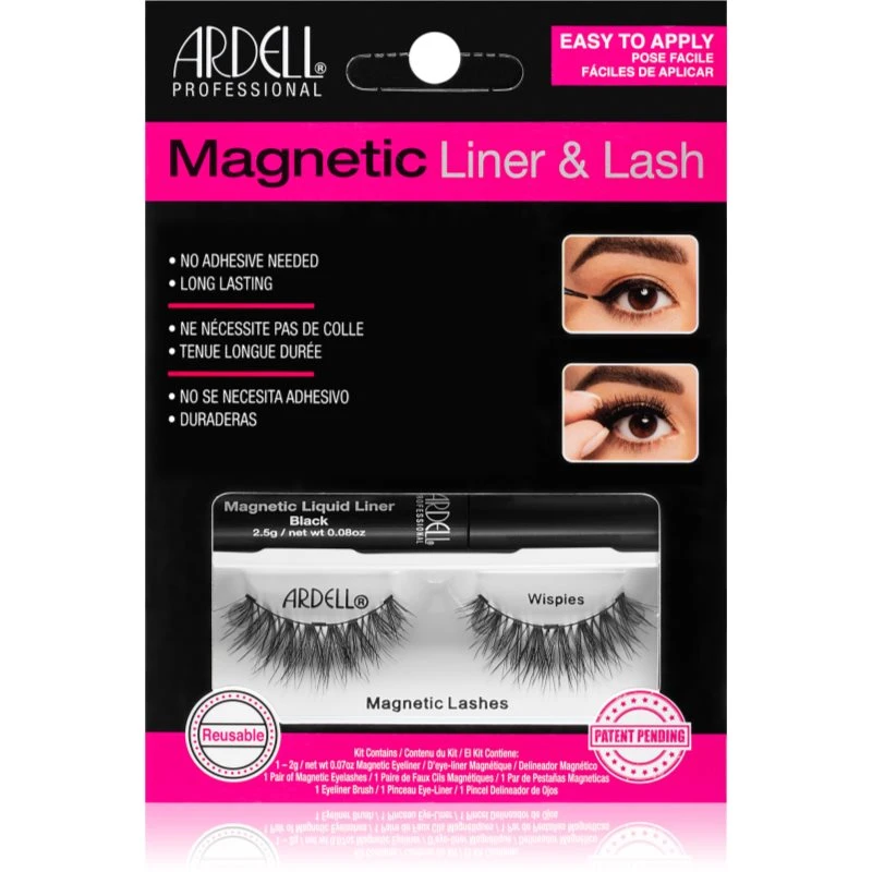 Ardell Magnetic Liner & Lash magnetické řasy na řasy typ Wispies Ardell Magnetic Liner & Lash magnetické řasy na řasy typ Wispies
