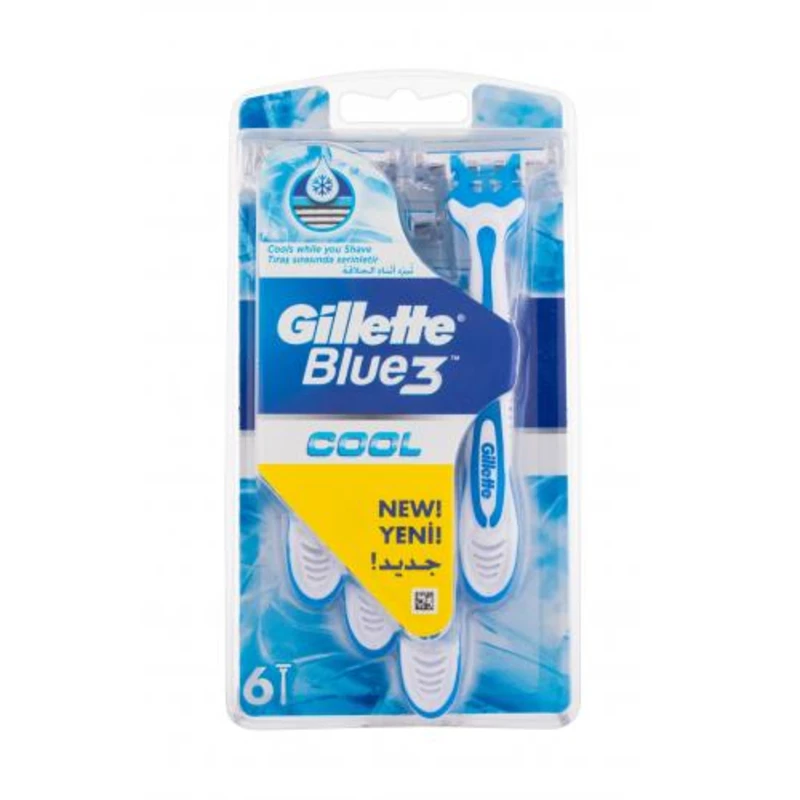 Gillette Blue3 Cool 6 ks holicí strojek pro muže Gillette Blue3 Cool 6 ks holicí strojek pro muže