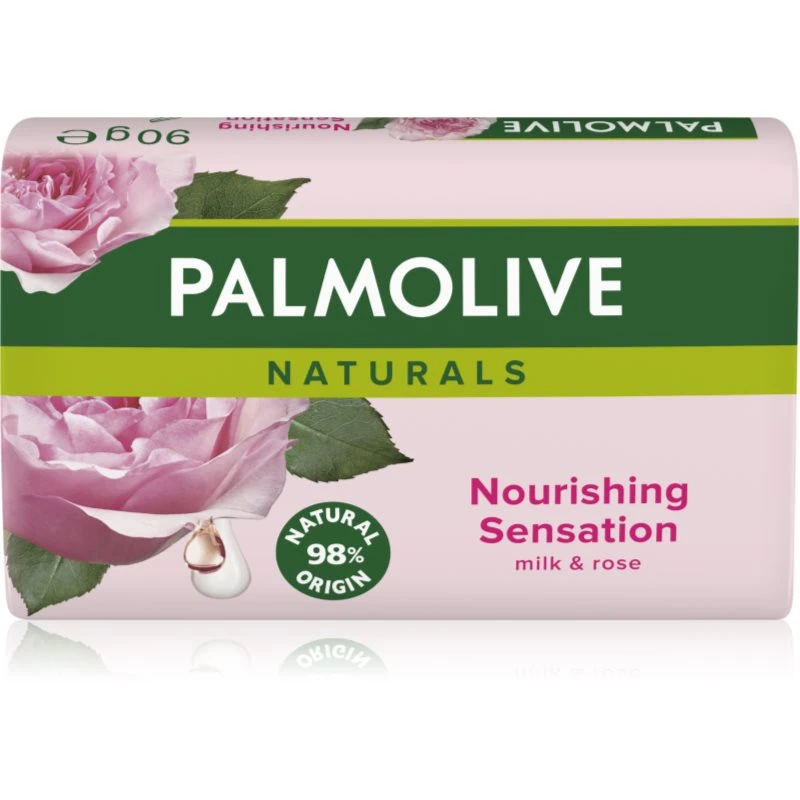 Palmolive Naturals Milk & Rose tuhé mýdlo s vůní růží 90 g Palmolive Naturals Milk & Rose tuhé mýdlo s vůní růží 90 g