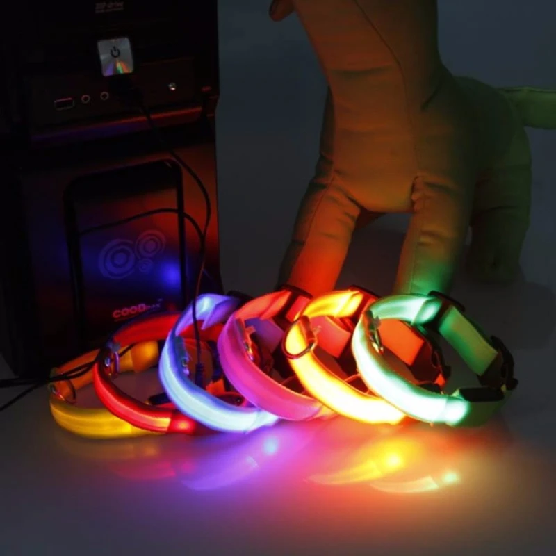 Reedog USB svíticí obojek pro psy a kočky NEW - červená - 45 - 52 cm Reedog USB svíticí obojek pro psy a kočky NEW - červená - 45 - 52 cm