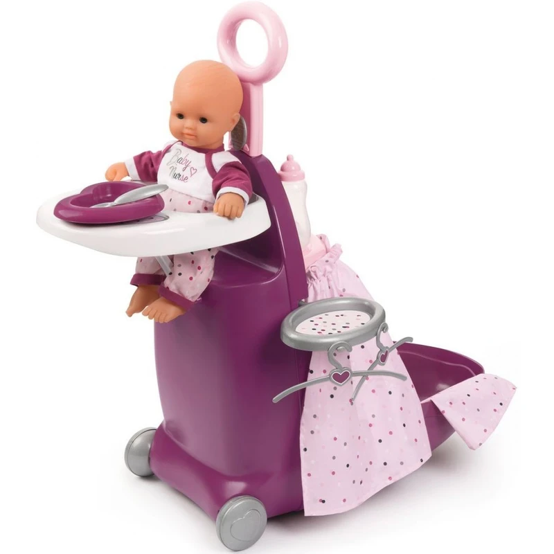Smoby Baby Nurse Nursery kufřík 3v1 Smoby Baby Nurse Nursery kufřík 3v1