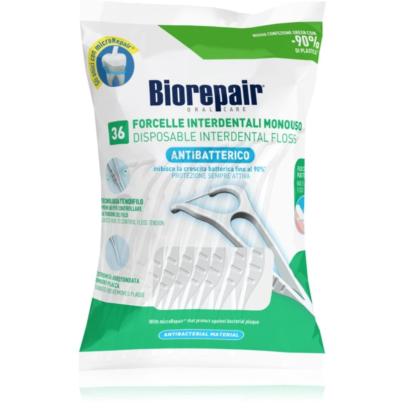 Biorepair Oral Care Pro držák dentální nitě jednorázový 36 ks Biorepair Oral Care Pro držák dentální nitě jednorázový 36 ks