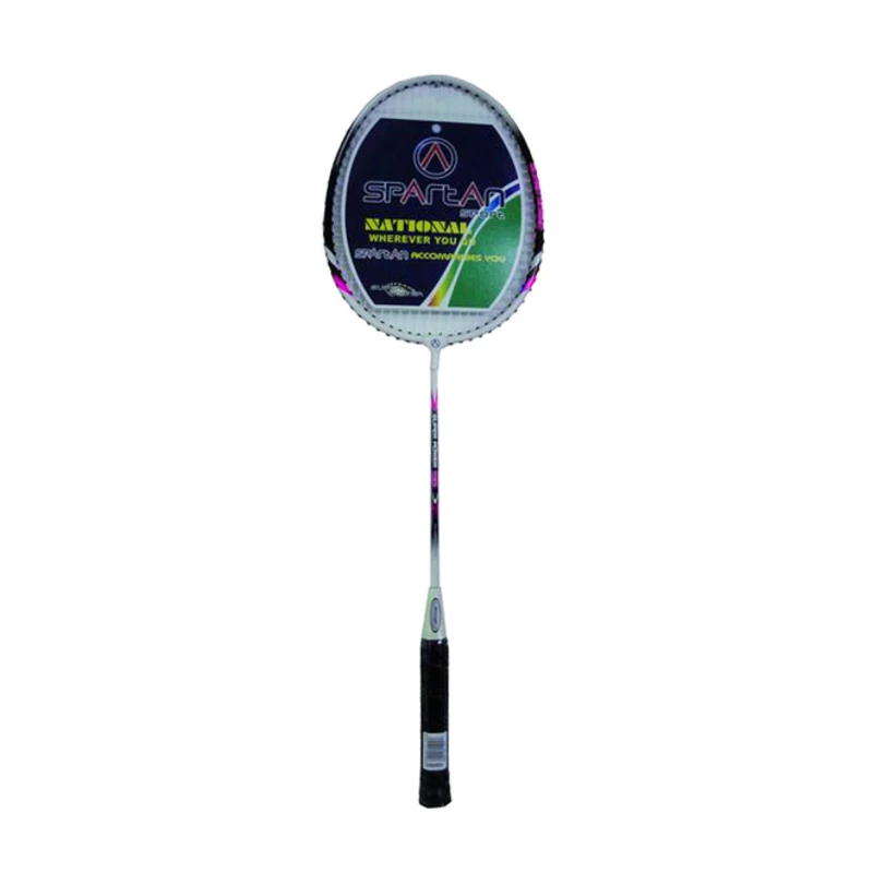 Badmintonová raketa Spartan Bossa krémově bílá-modrá Badmintonová raketa Spartan Bossa krémově bílá-modrá