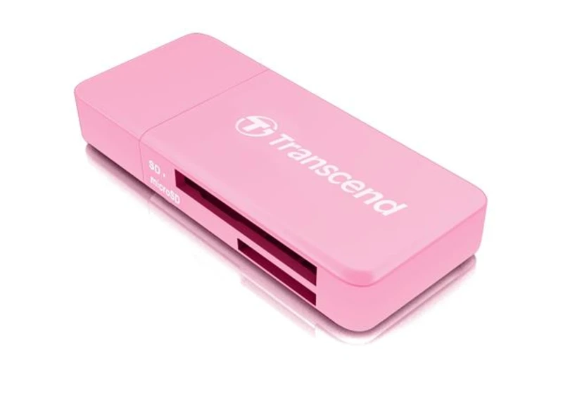 Transcend RDF5 USB 3.0 čtečka paměťových karet SDHC (UHS-I)/SDXC (UHS-I)/microSDHC (UHS-I)/microSDXC (UHS-I), růžová Transcend RDF5 USB 3.0 čtečka paměťových karet SDHC (UHS-I)/SDXC (UHS-I)/microSDHC (UHS-I)/microSDXC (UHS-I), růžová