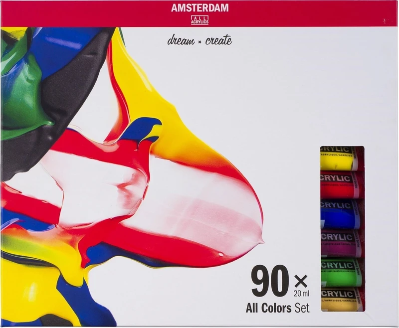 Amsterdam General Selection Sada akrylových barev 90 x 20 ml Amsterdam General Selection Sada akrylových barev 90 x 20 ml