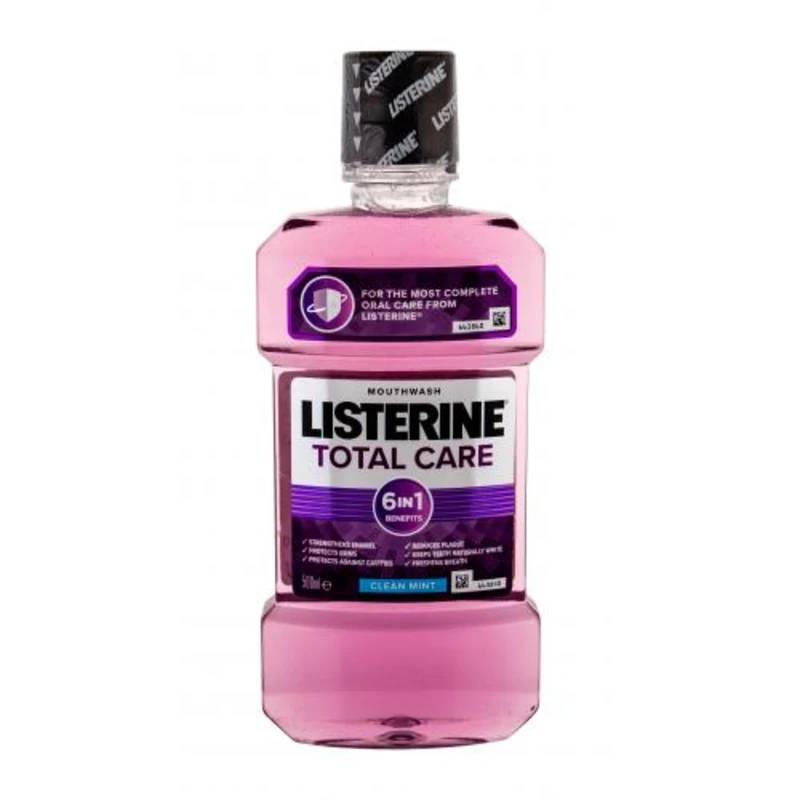 Listerine Mouthwash Total Care Clean Mint 500 ml ústní voda unisex Listerine Mouthwash Total Care Clean Mint 500 ml ústní voda unisex