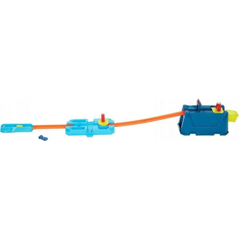 Hot Wheels Track Builder v kufříku Světle modré víko Hot Wheels Track Builder v kufříku Světle modré víko