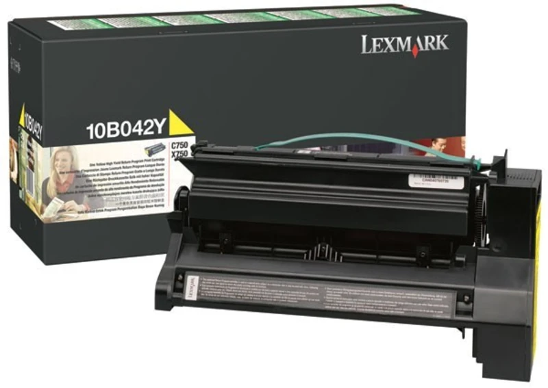 Lexmark 10B042Y žlutý (yellow) originální toner Lexmark 10B042Y žlutý (yellow) originální toner