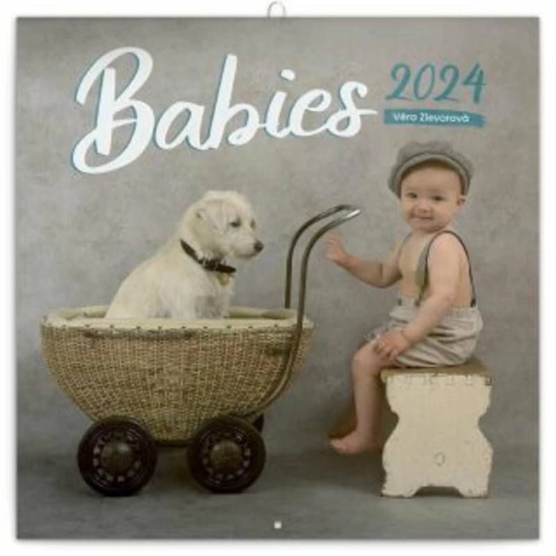 Poznámkový kalendář Babies - Věra Zlevorová 2024
