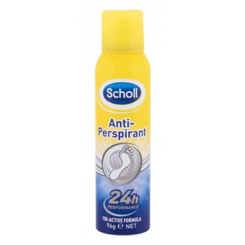 Scholl Foot Spray Anti-Perspirant 24h Performance 150 ml sprej na nohy unisex Scholl Foot Spray Anti-Perspirant 24h Performance 150 ml sprej na nohy unisex
