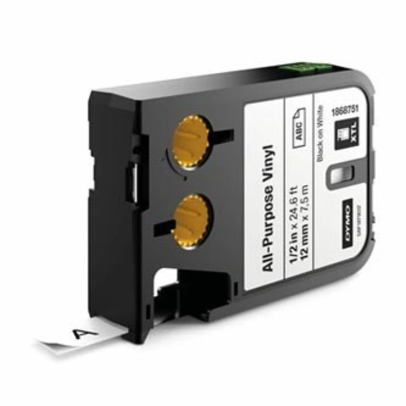 Dymo XTL 1868751, 12mm x 7m, černý tisk/bílý podklad, originální páska Dymo XTL 1868751, 12mm x 7m, černý tisk/bílý podklad, originální páska
