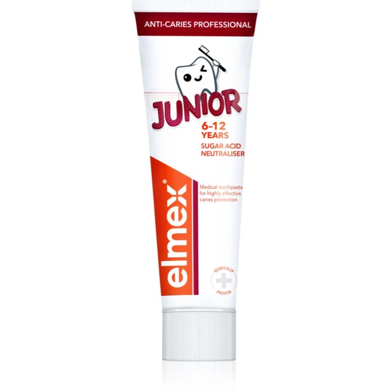 Elmex Junior Caries Protection zubní pasta pro děti 6-12 Years 75 ml Elmex Junior Caries Protection zubní pasta pro děti 6-12 Years 75 ml