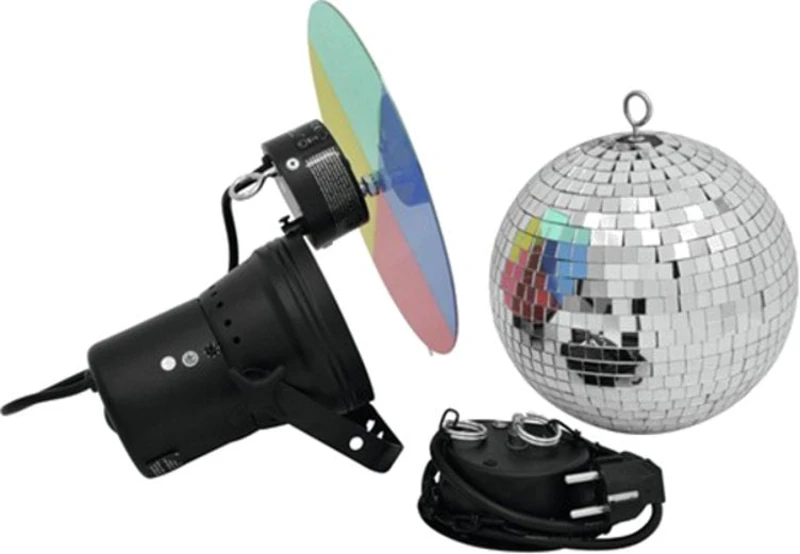 Eurolite Mirrorball Set 20 cm Zrcadlová koule Eurolite Mirrorball Set 20 cm Zrcadlová koule