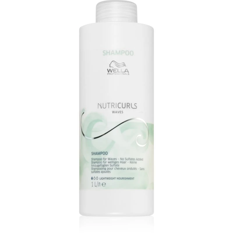 Wella Professionals Nutricurls Waves hydratační šampon pro vlnité vlasy 1000 ml Wella Professionals Nutricurls Waves hydratační šampon pro vlnité vlasy 1000 ml