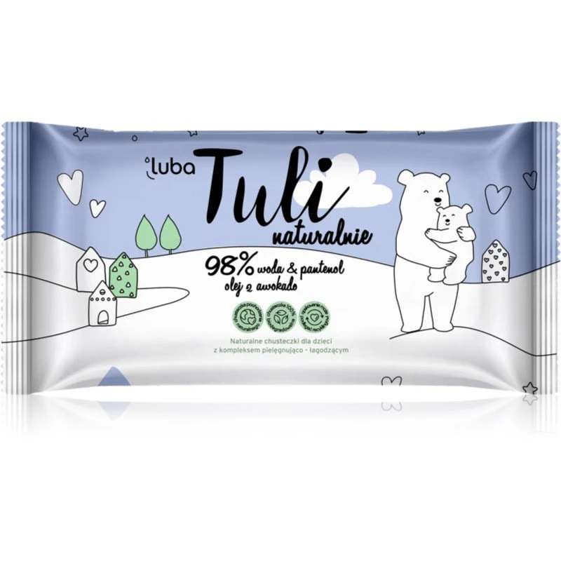 Luba Tuli Panthenol & Avocado Oil vlhčené ubrousky pro děti 50 ks Luba Tuli Panthenol & Avocado Oil vlhčené ubrousky pro děti 50 ks