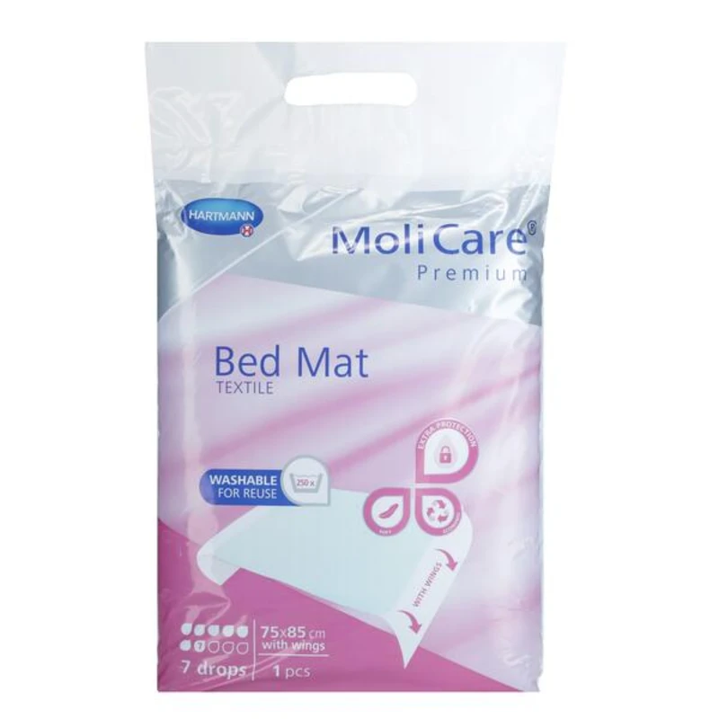 Pratelná podložka MoliCare Bed Mat se záložkou, 75 x 85 cm Pratelná podložka MoliCare Bed Mat se záložkou, 75 x 85 cm