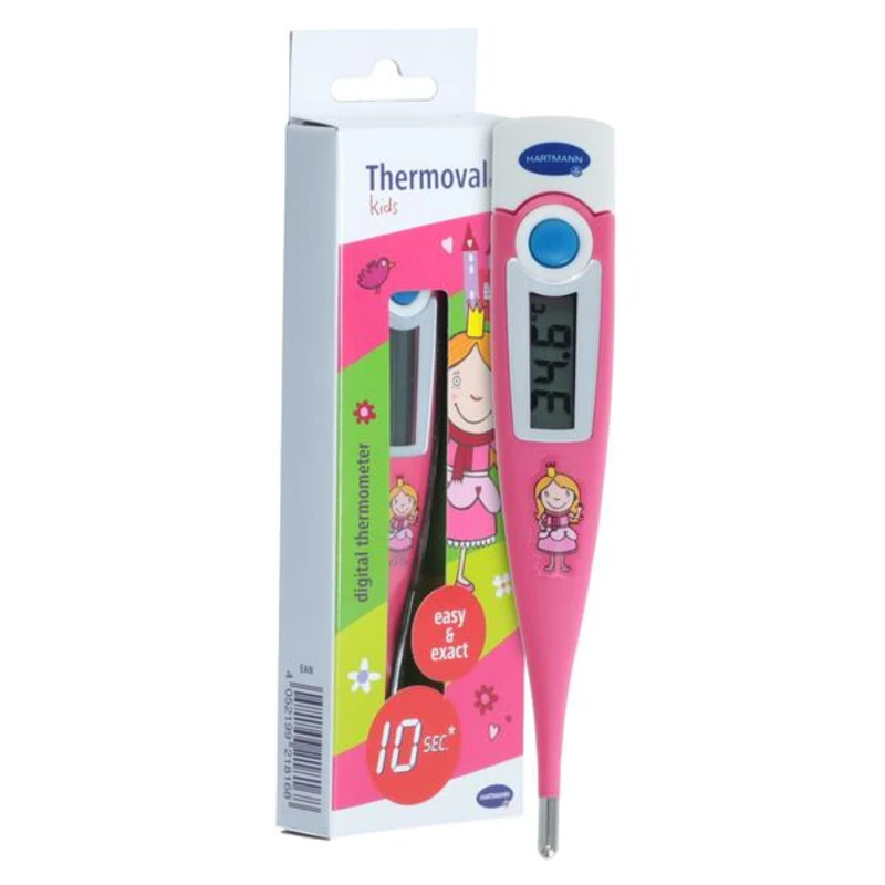 Digitální dětský teploměr Thermoval Kids, růžový Digitální dětský teploměr Thermoval Kids, růžový