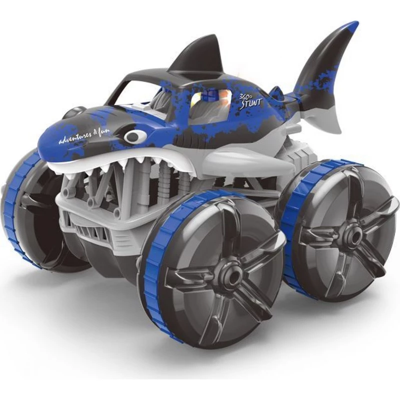 HM Studio RC obojživelné auto žralok modré
