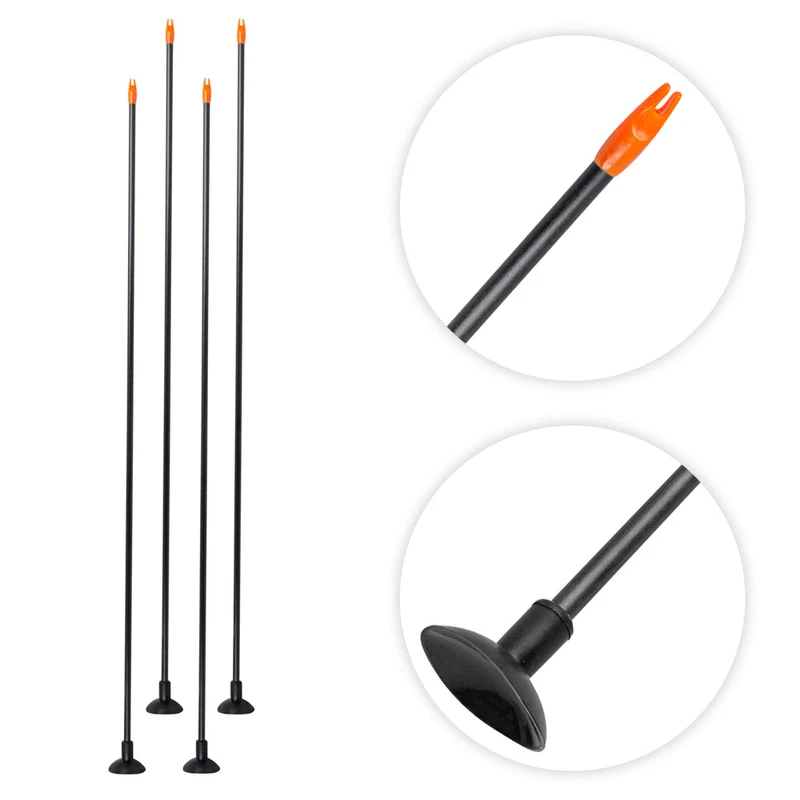 Šípy s gumovým hrotem inSPORTline Gumson 26" 4ks Šípy s gumovým hrotem inSPORTline Gumson 26" 4ks